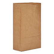 Ross & Wallace Paper Products Grocery Paper Bags, 6# Size, Extra-Heavy-Duty, 50# Basis Weight, 5.88" x 3.63" x 11", Kraft, 500/Bundle (GX6500)