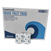 Boardwalk Green Plus Bathroom Tissue, 2-Ply, White, 400 Sheets, 96 Rolls/Carton (BWK6380)