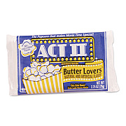 Act II Microwave Popcorn, Butter Lovers, 2.75 oz Bag, 36/Carton (GOV23255)