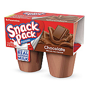 Snack Pack PUDDING CUPS, CHOCOLATE, 3.5 OZ CUP, 48/CARTON (2522789)