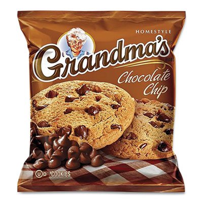 Grandma's COOKIES - SINGLE SERVE, CHOCOLATE CHIP, 2.5 OZ PACKET, 60/CARTON (356242)