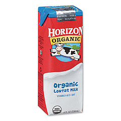 Horizon Organic LOW FAT MILK, 1% PLAIN, 8 OZ, 18/CARTON (2729987)
