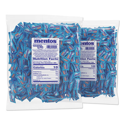Mentos CHEWY MINTS, ORIGINAL, INDIVIDUALLY WRAPPED, 37 OZ BAG, 2 BAGS/CARTON (24377715)