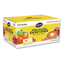 N'Joy YELLOW SUCRALOSE ZERO CALORIE SWEETENER PACKETS, 1 G PACKET, 700 PACKETS/CARTON (1016715)