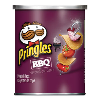 Pringles POTATO CRISPS, BBQ, 1.41 OZ CAN, 36/BOX (1170368)
