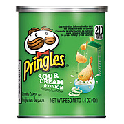 Pringles Potato Crisps, Sour Cream and Onion, 1.41 oz Can, 36/Box (16904)
