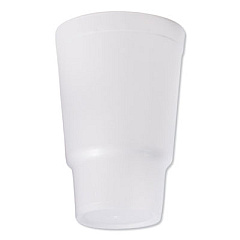 Dart Foam Drink Cups, 32 oz, White, 16/Bag, 25 Bags/Carton (32AJ20)