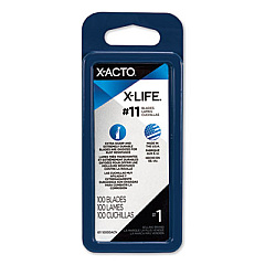 No. 11 Bulk Pack Blades for X-Acto Knives, 100/Box (X611)