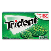 Trident SUGAR-FREE GUM, SPEARMINT, 14 STICKS/PACK, 12 PACKS/BOX (2051058)