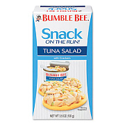 Bumble Bee SNACK ON THE RUN TUNA SALAD WITH CRACKERS, 3.5 OZ PACK, 12/CARTON (618556)