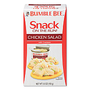 Bumble Bee SNACK ON THE RUN CHICKEN SALAD WITH CRACKERS, 3.5 OZ PACK, 12/CARTON (684686)