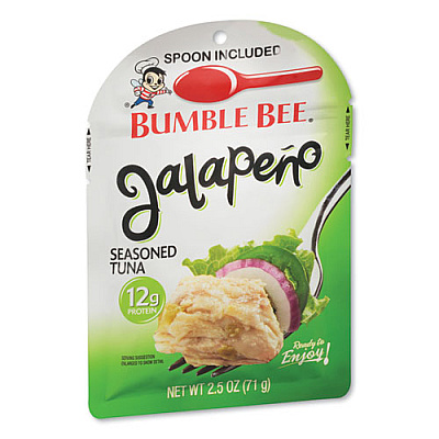 Bumble Bee READY TO ENJOY SEASONED TUNA, JALAPENO, 2.5 OZ POUCH, 12/CARTON (24324248)