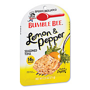 Bumble Bee Ready to Enjoy Seasoned Tuna, Lemon and Pepper, 2.5 oz Pouch, 12/Carton (KAR24064)