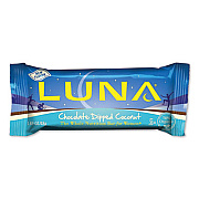 LUNA Bar Whole Nutrition Bar, Chocolate Coconut, 1.69 oz Bar, 15 Bars/Box (CCC210069)