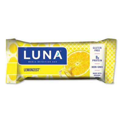 LUNA Bar WOMEN'S NUTRITION BAR, LEMON ZEST, 1.69 OZ BAR, 15 BARS/BOX (24285898)
