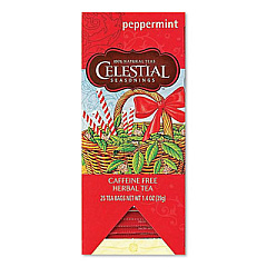 Celestial Seasonings TEA, HERBAL PEPPERMINT, 25/BOX (946176)