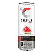 Celsius Live Fit Fitness Drink, Sparkling Watermelon, 12 oz Can, 12/Carton (CLL00361)