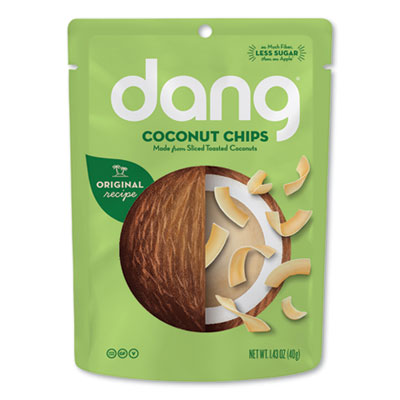 dang COCONUT CHIPS, ORIGINAL, 1.43 OZ BAG, 12/CARTON (24289263)