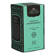 Harney & Sons PREMIUM TEA, ORGANIC PEPPERMINT HERBAL TEA, INDIVIDUALLY WRAPPED TEA BAGS, 20/BOX (24380975)