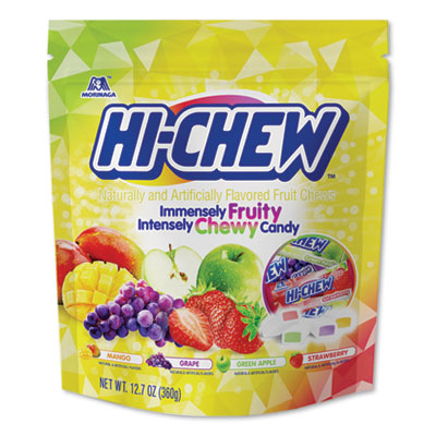 Hi-Chew FRUIT CHEWS, ORIGINAL STAND UP POUCH, 12.7 OZ, 6/CARTON (24394468)