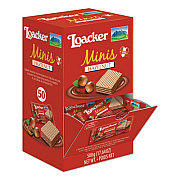 Loacker Classic Mini Snack, Hazelnut, 0.35 oz, 50/Box (ALR15393)
