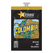 ALTERRA COFFEE FRESHPACK PODS, COLOMBIA, MEDIUM ROAST, 0.28 OZ, 100/CARTON (1952548)