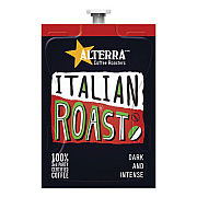 ALTERRA Coffee Freshpack Pods, Italian Roast, Dark Roast, 0.23 oz, 100/Carton (MDRA186)