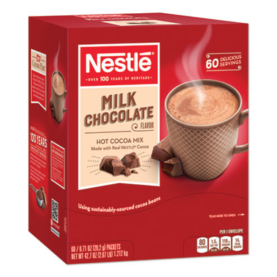 Nestl HOT COCOA MIX, MILK CHOCOLATE, 0.71 OZ PACKET, 60 PACKETS/BOX (24372868)