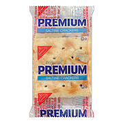 Nabisco PREMIUM SALTINE CRACKERS, 0.05 OZ PACKET, 2/PACKET, 500 PACKETS/CARTON (898031)