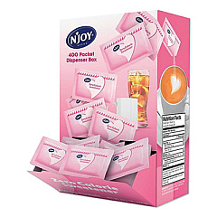 N'Joy Pink Saccharin Artificial Sweetener, 0.04 oz Packet, 400/Box (83034)