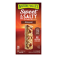 Nature Valley GRANOLA BARS, SWEET AND SALTY ALMOND, 1.2 OZ POUCH, 36/BOX (24387776)