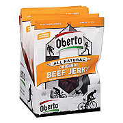 Oberto All Natural Beef Jerky, Original, 1.5 oz Pouch, 8/Box (SMO1941)
