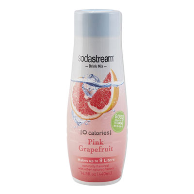 SodaStream Drink Mix, Pink Grapefruit Zero Calorie, 14.8 oz (1024256011)