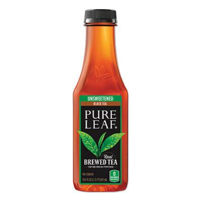 Pure Leaf ICED TEA, UNSWEETENED, 18.5 OZ, 12/CARTON (24343651)