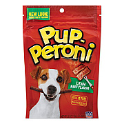Pup-Peroni DOG TREATS, LEAN BEEF, 5.6 OZ POUCH, 8 POUCHES/CARTON (24299418)