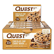 Quest PROTEIN BARS, CHOCOLATE CHIP COOKIE DOUGH, 2.12 OZ BAR, 12 BARS/BOX (2416980)