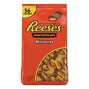 Reese's Peanut Butter Cups Miniatures, Milk Chocolate, 56 oz Bag (44923)