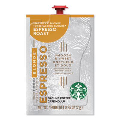 Starbucks FLAVIA COFFEE FRESHPACKS, BLONDE ESPRESSO, 0.25 OZ FRESHPACK, 72/CARTON (24395041)