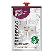 Starbucks FLAVIA COFFEE FRESHPACKS, ESPRESSO DARK ROAST, 0.25 OZ FRESHPACK, 72/CARTON (24395045)