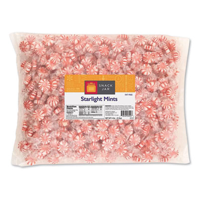 Snack Jar STARLIGHT MINTS, 5 LB BAG, APPROXIMATELY 425 PIECES (1680287)
