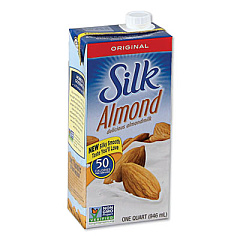 Silk ALMOND MILK, ORIGINAL, 32 OZ ASEPTIC BOX (24287590)