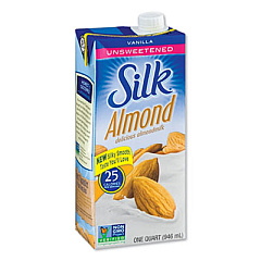 Silk ALMOND MILK, UNSWEETENED VANILLA, 32 OZ ASEPTIC BOX (24287592)