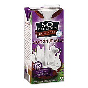 SO Delicious COCONUT MILK, UNSWEETENED VANILLA, 32 OZ ASEPTIC BOX (24287672)
