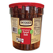 Snyder's OLD FASHIONED PRETZEL RODS, SALTED, 27 OZ BARREL (2609709)