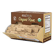 ecoStick Organic Raw Cane Sugar Packets, 3 g Packet, 120 Packets/Box (83824)
