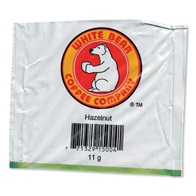 White Bear 2763733 Hazelnut Single-Serve Coffee Filter Pods