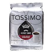 Tassimo KING OF JOE COFFEE T-DISCS, DARK ROAST, 4.45 OZ T-DISC, 16/BOX (180533)