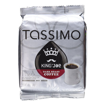 Tassimo KING OF JOE COFFEE T-DISCS, DARK ROAST, 4.45 OZ T-DISC, 16/BOX (180533)
