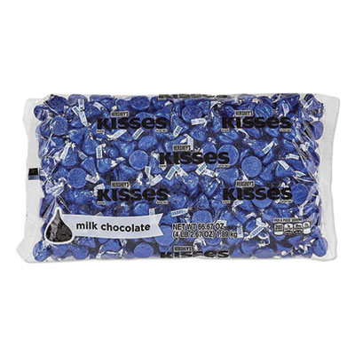Hershey's KISSES, MILK CHOCOLATE, DARK BLUE WRAPPERS, 66.7 OZ BAG (1824548)