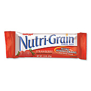 Kellogg's NUTRI-GRAIN SOFT BAKED BREAKFAST BARS, STRAWBERRY, 1.3 OZ, 8/BOX (24300360)